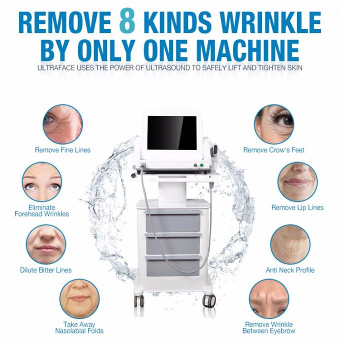 2016顔の心配SMASのしわの取り外しの処置の医学のhifu機械